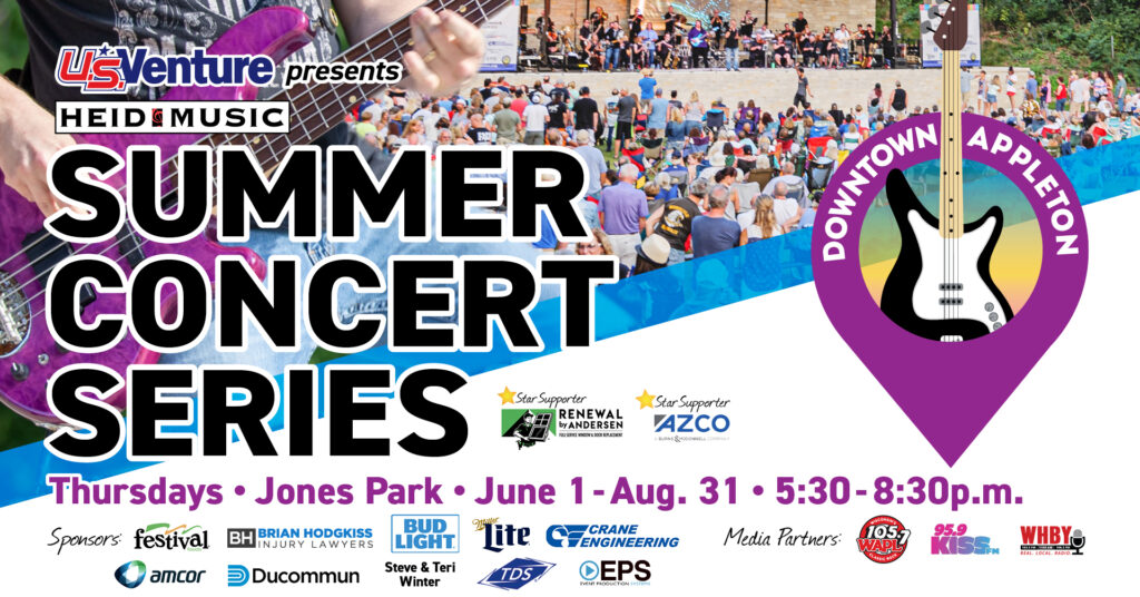 Appleton Downtown Inc. Heid Music Summer Concert Series