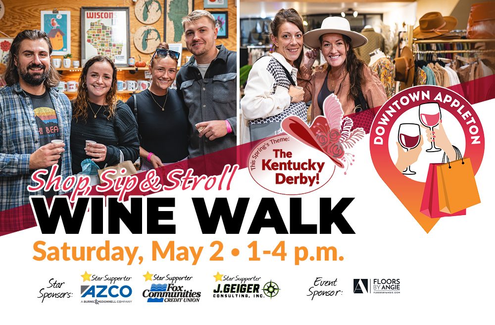Spring Shop, Sip & Stroll Wine Walk
